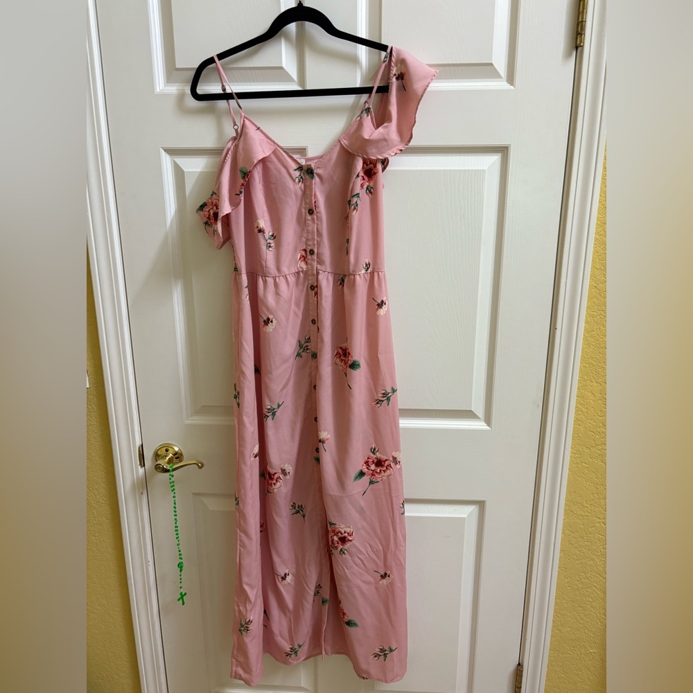 Xhilaration Pink Floral Dress